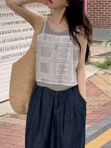 KJ Rib Basic Round Sleeveless (8color)