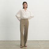 (PT-5522)ESSENTIAL SEMI WIDE PANTS