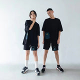 FAITH FADE UTOPIA - Umbrella Oversized Tee (Black)