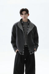 Double Sided Wool Coat Jacket
