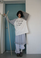 MIX STRIPE LOOSE TEE