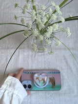 ポニーズバスタイムマグセーフ ガラスシルバーバンパーケース