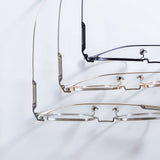 Knouun Round titanium glasses CODE. 102. B Navy