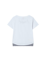 ZIPPER HEART TEE WHITE
