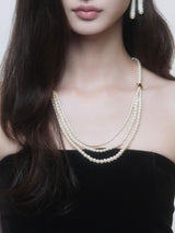 Pearl star necklace