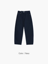 USA cotton curved pants 5color