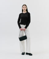 ESSENTIAL SOFT ROUND KNIT_BLACK