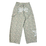 Stars Camouflage Cotton Pants Beige