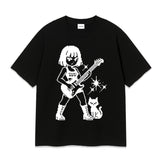 ピクセルギターキッドオーバーフィットTシャツ(3color)