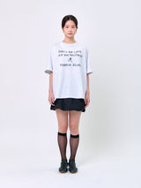 MAD HATTER T-SHIRT (RELAXED FIT)_White Melange