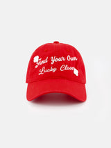 Lucky Clover Cap-Red