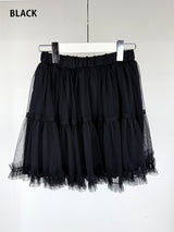 POM CHIFFON SKIRT (2C)