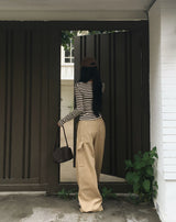 Middle Carpenter Detail Long Pants