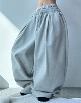 STRING JOGGER PLEAT BALLOON PANTS🩶🖤 - 2 COLORS