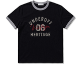 エッセンシャルスタンダード半袖リンガーTシャツ ビンテージブラック