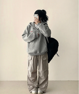 Lead Knee Pin Tuck Hem String Wide Pants