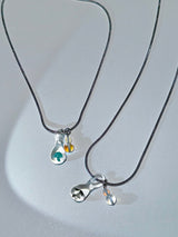 Trippy mushroom necklace.05 (2color)