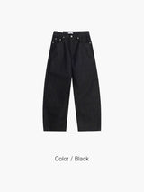 Non-fade denim pants