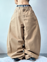 COTTON BASIC BALLOON PANTS❤🤍🤎🖤💚 - 5 COLORS