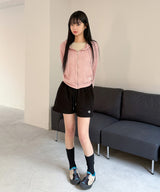 STITCH LOGO PIGMENT BANDING SHORTS [4color]