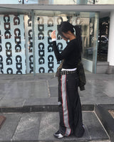 レーシングデニムパンツ