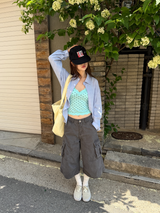 check crop shirts