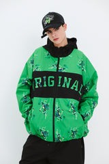 3D TRIPPY RB HOODED JACKET GREEN
