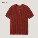 (M's)リベッドベロアヘンリーネックT 26SS-011