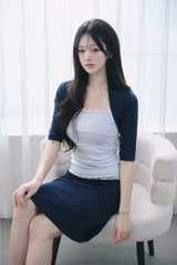 [MADE] Baysel Lace Sleeveless & Bolero Set