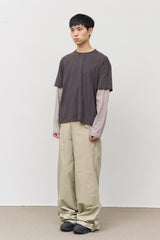 Slab Cropped Layered Longsleeve