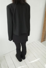 Hush Wrap Skirt Pin Tuck Pants (2color)