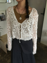 Schiele Crochet Bolero (2color)