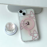 Pink - スプリングスター Magsafe フォーンケース スマホグリップ セット