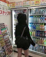 スナップパーカー