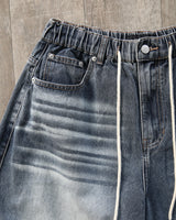 CROSS DEEP DENIM PANTS LB