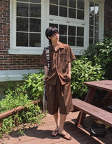 ソーラープリーツハーフパンツ