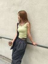 Archive Solid Matching Sleeveless Top (9c)
