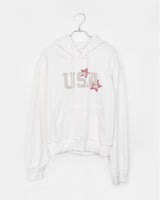 Sufi USA Star Patch Long Sleeve Hooded T-shir