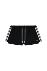 Basic logo low rise sweat skirt, Black