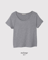 ソフトモダールベーシック半袖Tシャツ (6color)