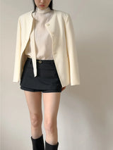 Twill Glass Round Jacket