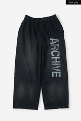 Archive dying crack sweat pants