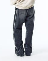Two tone Panel Jean/Black