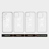 Ohwa Fireworks Symbol Mark Jelly Hard Phonecase