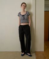 Pocket work pants_black
