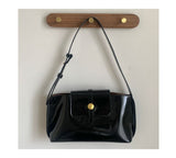 Vintage Leather Classic Shoulder Bag