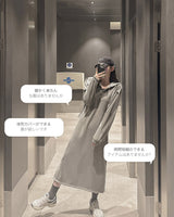 Fleece long one-piece with Hood