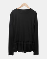 Ruer Frill Long Sleeve Layered T-Shirt