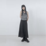Check 3-way shirring top