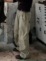 Arthur pin curved pants
